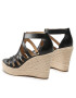 MICHAEL Michael Kors Espadrilky Bradley Wedge 40S3BYMS2L Černá - Pepit.cz