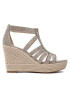 MICHAEL Michael Kors Espadrilky Bradley Wedge 40S3BYMS3D Zlatá - Pepit.cz