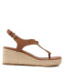 MICHAEL Michael Kors Espadrilky Laney Thong 40T0LAMS1M Hnědá - Pepit.cz