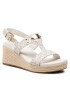 MICHAEL Michael Kors Espadrilky Mk Plate Wedge 40T2MKMS1B Bílá - Pepit.cz