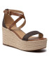 MICHAEL Michael Kors Espadrilky Serena Wedge Espadrille 40S2SEMS1B Hnědá - Pepit.cz