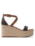 MICHAEL Michael Kors Espadrilky Serena Wedge Espadrille 40S2SEMS1B Hnědá - Pepit.cz