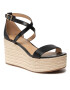 MICHAEL Michael Kors Espadrilky Serena Wedge Espadrille 40S2SEMS1L Černá - Pepit.cz