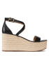 MICHAEL Michael Kors Espadrilky Serena Wedge Espadrille 40S2SEMS1L Černá - Pepit.cz