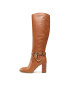 MICHAEL Michael Kors Kozačky Hamilton Heeled Boot 40F3HAHB5L Hnědá - Pepit.cz