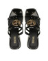 MICHAEL Michael Kors Nazouváky Hampton Mid Sandal 40S3HMMS1A Černá - Pepit.cz