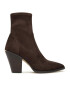 MICHAEL Michael Kors Polokozačky Dover Heeled Bootie 40F3DOHE5S Hnědá - Pepit.cz