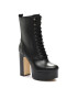 MICHAEL Michael Kors Polokozačky Natasha Lace Up Bootie 40F3NAME6L Černá - Pepit.cz