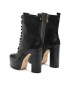 MICHAEL Michael Kors Polokozačky Natasha Lace Up Bootie 40F3NAME6L Černá - Pepit.cz