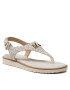 MICHAEL Michael Kors Sandály Jilly Flat Sandal 40S2JLFAAB Écru - Pepit.cz