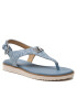 MICHAEL Michael Kors Sandály Jilly Flat Sandal 40S2JLFAAB Modrá - Pepit.cz