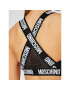 MOSCHINO Underwear & Swim Podprsenkový top 6804 9025 Černá - Pepit.cz