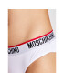 MOSCHINO Underwear & Swim Sada 2 kusů brazilských kalhotek ZUA4745 9003 Bílá - Pepit.cz