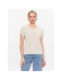 Moss Copenhagen T-Shirt 17529 Béžová Basic Fit - Pepit.cz