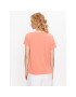 Moss Copenhagen T-Shirt 17627 Oranžová Basic Fit - Pepit.cz