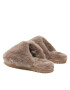 Mou Bačkory Closed Toe Sheepskin Fur Slippper FW161000L Béžová - Pepit.cz