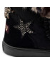 Mou Boty Eskimo Sneaker Star Patch&Mink FW111006A Černá - Pepit.cz