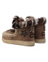 Mou Boty Eskimo Sneaker Star Patch&Mink FW111006A Hnědá - Pepit.cz