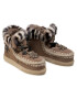 Mou Boty Eskimo Sneaker Star Patch&Mink FW111006A Hnědá - Pepit.cz