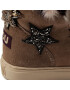 Mou Boty Eskimo Sneaker Star Patch&Mink FW111006A Hnědá - Pepit.cz