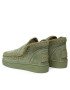 Mou Boty Sneaker Monochrome Suede Matching Rubber Patch SW211021O Zelená - Pepit.cz