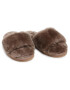 Mou Nazouváky Sheepskin Fur Slide Slipper FW161001L Hnědá - Pepit.cz