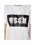 MSGM T-Shirt 2000MDM520 200002 Bílá Regular Fit - Pepit.cz