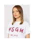 MSGM T-Shirt 3241MDM510 227298 Bílá Regular Fit - Pepit.cz