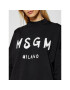 MSGM Úpletové šaty 3041MDA67 217299 Černá Regular Fit - Pepit.cz