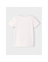 NAME IT T-Shirt 13205036 Bílá Regular Fit - Pepit.cz