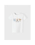 NAME IT T-Shirt 13217646 Bílá Regular Fit - Pepit.cz