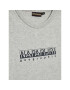 Napapijri T-Shirt S-Box NP0A4GNJ M Šedá Regular Fit - Pepit.cz