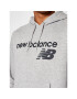 New Balance Mikina C C F Hoodie MT03910 Šedá Relaxed Fit - Pepit.cz