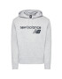 New Balance Mikina C C F Hoodie MT03910 Šedá Relaxed Fit - Pepit.cz