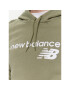 New Balance Mikina Classic Core WT03810 Zelená Relaxed Fit - Pepit.cz