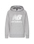 New Balance Mikina Esse po Hoodie NBWT0355 Šedá Relaxed Fit - Pepit.cz