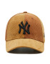 New Era Kšiltovka New York Yankees Cord 60222483 Hnědá - Pepit.cz