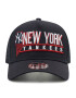 New Era Kšiltovka New York Yankees Graphic Logo A-Frame Trucker 60222488 Tmavomodrá - Pepit.cz