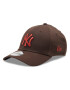 New Era Kšiltovka New York Yankees League Essential 39Thirty 60284930 Hnědá - Pepit.cz