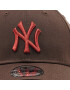 New Era Kšiltovka New York Yankees League Essential 39Thirty 60284930 Hnědá - Pepit.cz