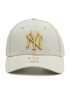 New Era Kšiltovka New York Yankees Metallic 60222491 Béžová - Pepit.cz