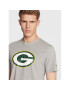 New Era T-Shirt Green Bay Packers Team Logo 11073669 Šedá Regular Fit - Pepit.cz