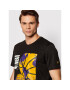 New Era T-Shirt Lakers NBA Globe 13083916 Černá Regular Fit - Pepit.cz