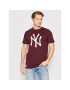 New Era T-Shirt New York Yankees MLB Team Logo 11863695 Bordó Regular Fit - Pepit.cz