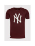 New Era T-Shirt New York Yankees MLB Team Logo 11863695 Bordó Regular Fit - Pepit.cz