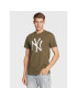 New Era T-Shirt New York Yankees Team Logo 11863694 Zelená Regular Fit - Pepit.cz