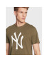 New Era T-Shirt New York Yankees Team Logo 11863694 Zelená Regular Fit - Pepit.cz