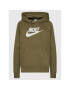 Nike Mikina Essential BV4126 Zelená Regular Fit - Pepit.cz