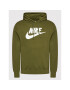 Nike Mikina Sportswear Club BV2973 Zelená Standard Fit - Pepit.cz