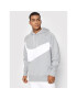 Nike Mikina Sportswear Swoosh DD8222 Šedá Regular Fit - Pepit.cz